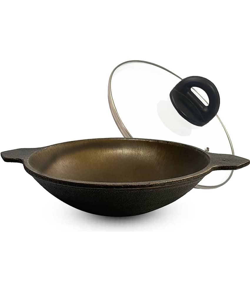 The Indus Valley - Cast Iron No Coating Chetty Pan ml ( Pack of 1 ) - Cookware | Buy online on ZillyBuy