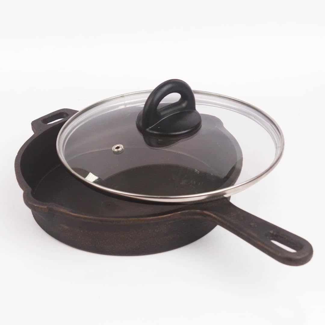 The Indus Valley - Cast Iron No Coating Pan ml ( Pack of 1 ) - Cookware | Buy online on ZillyBuy