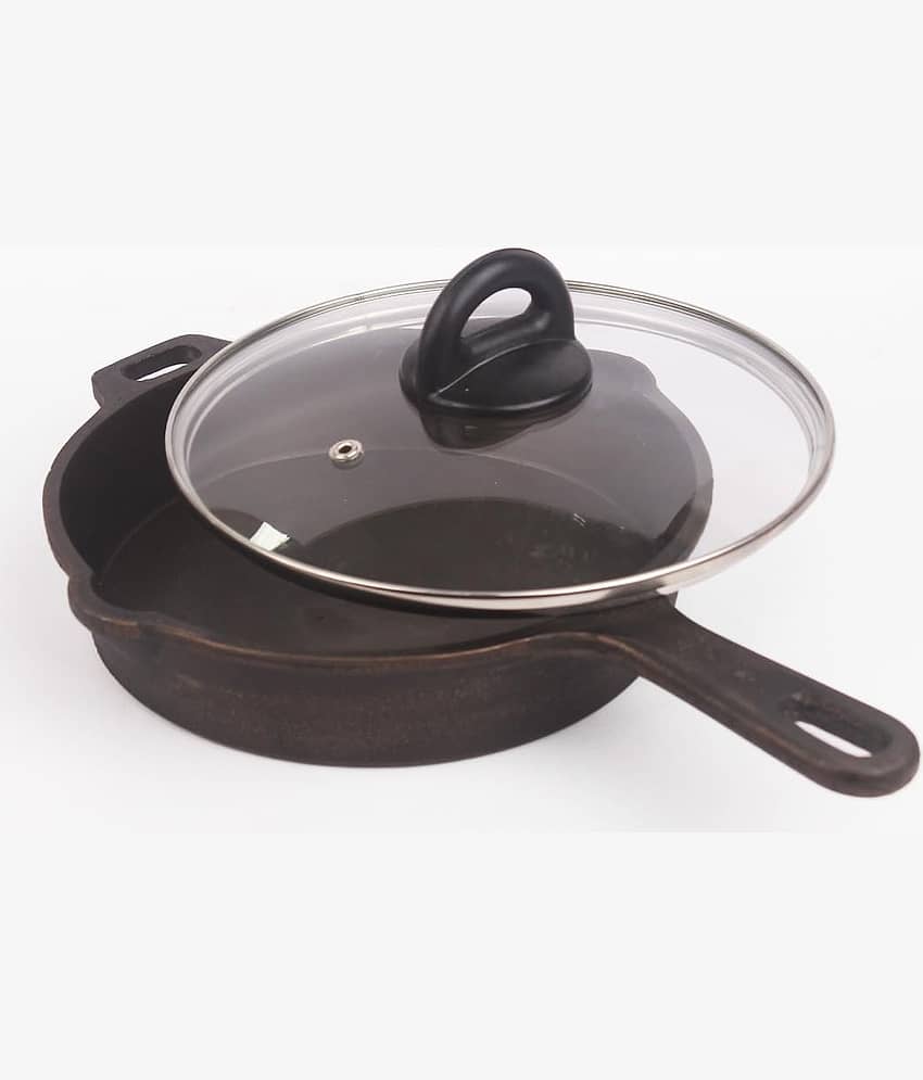 The Indus Valley - Cast Iron No Coating Pan ml ( Pack of 1 ) - Cookware | Buy online on ZillyBuy