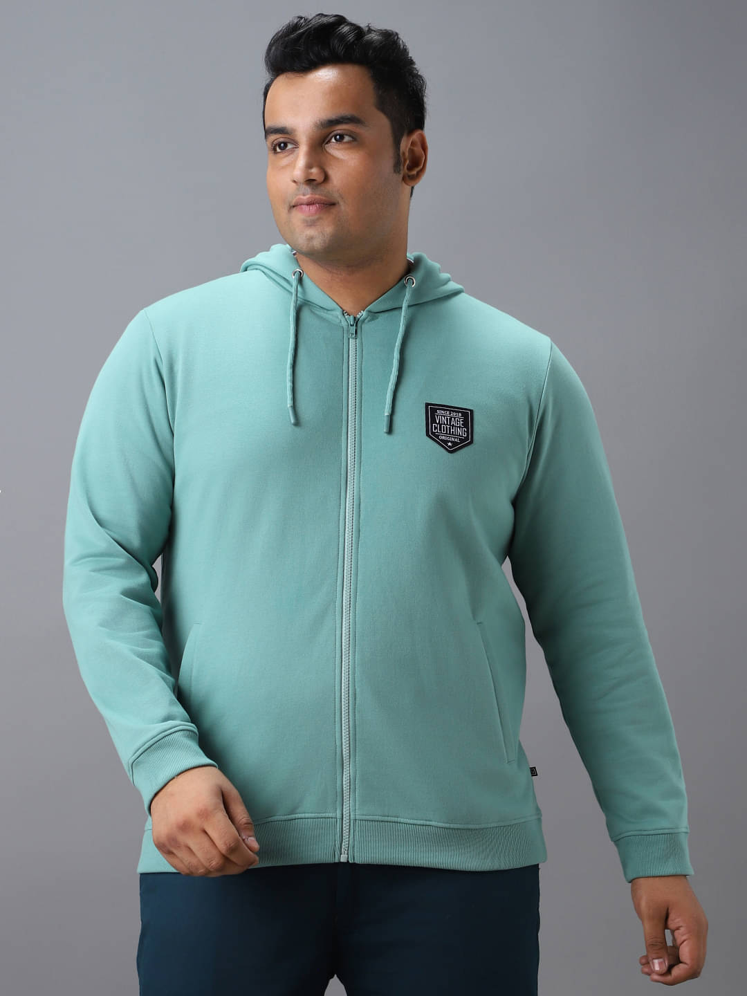 Urbano Plus - Green Cotton Blend Regular Fit Men's Sweatshirt ( Pack of 1 ) Urbano Plus - Green Cotton Blend Regular Fit Men's Sweatshirt ( Pack of 1 )
