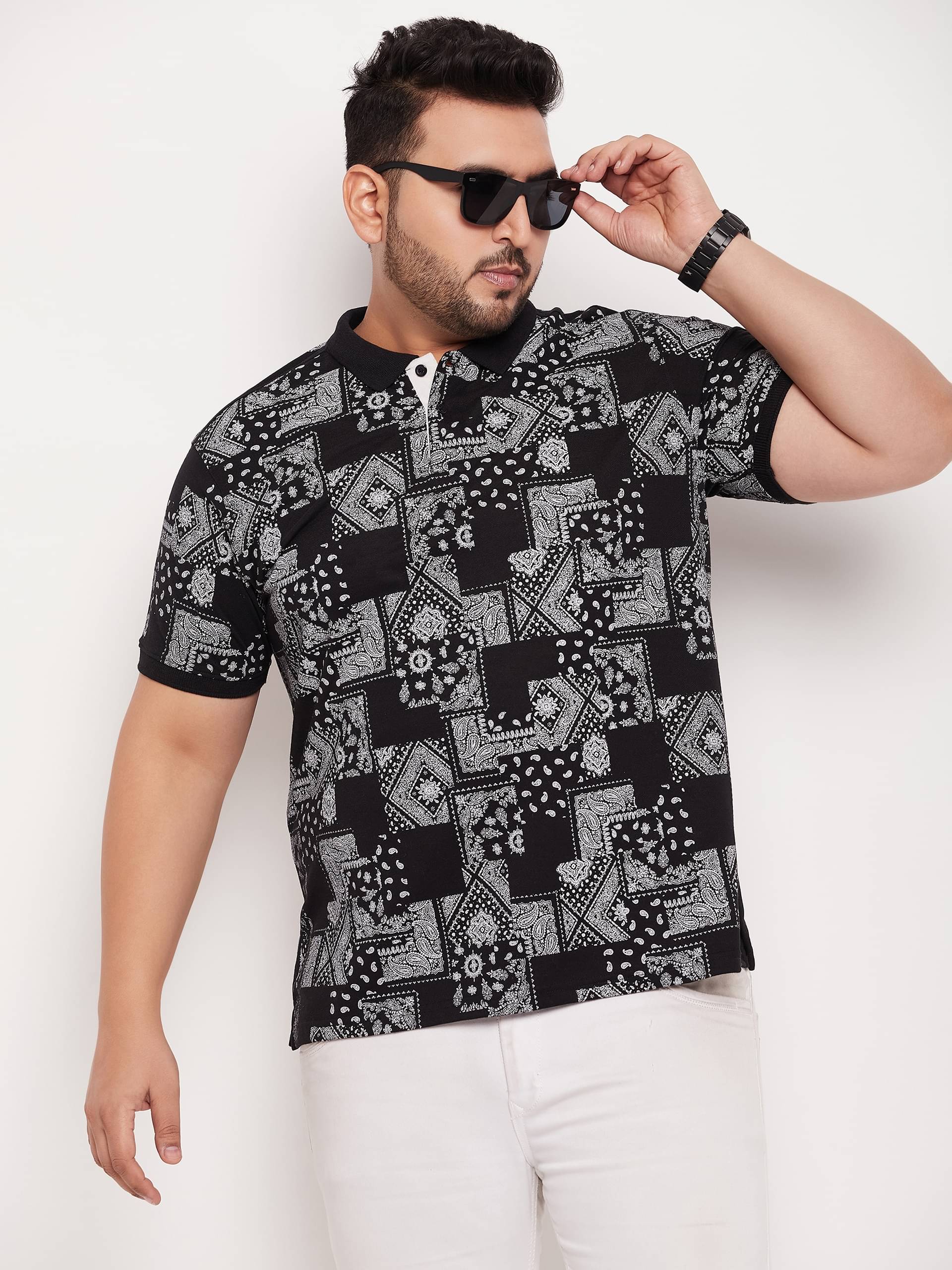     			XFOX - Black Cotton Blend Regular Fit Men's Polo T Shirt ( Pack of 1 )