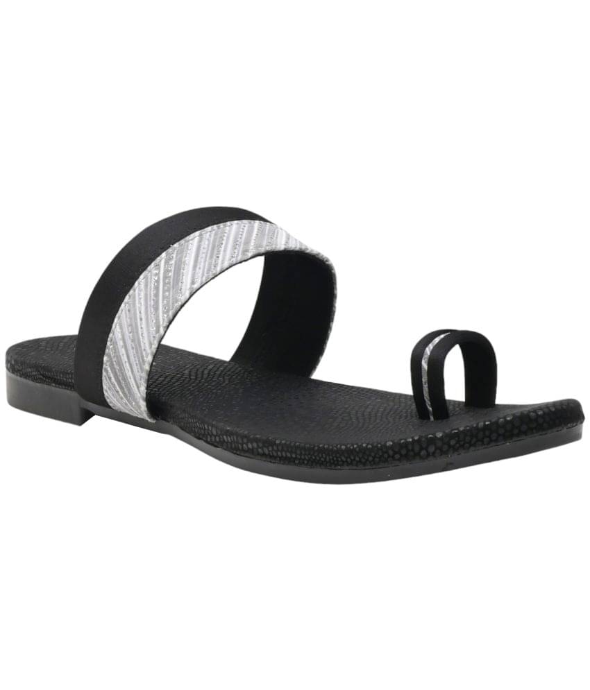     			Ajanta - Black Women's Flats