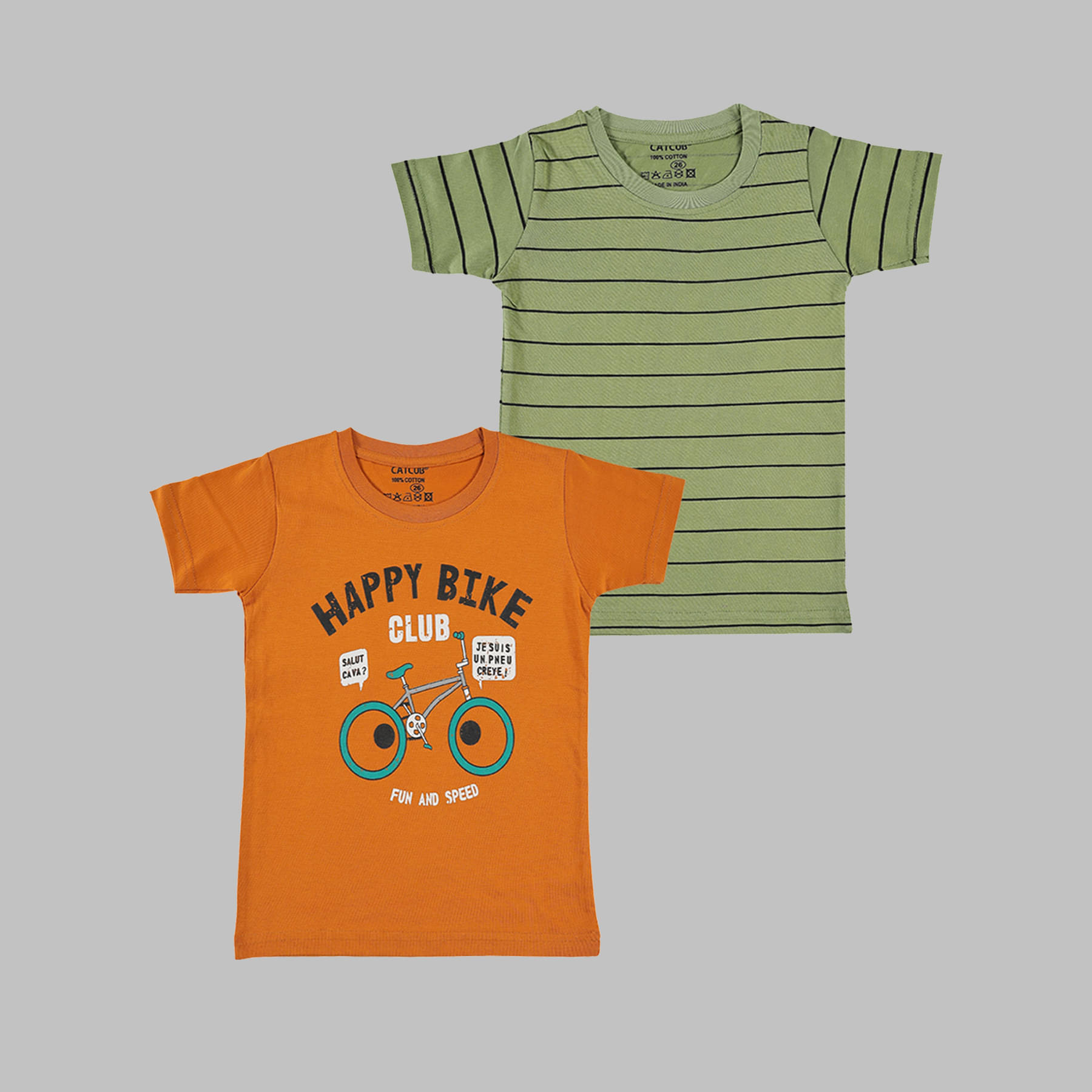     			CATCUB Pack of 1 Boys Cotton Blend Polo T-Shirt ( Multicolor )