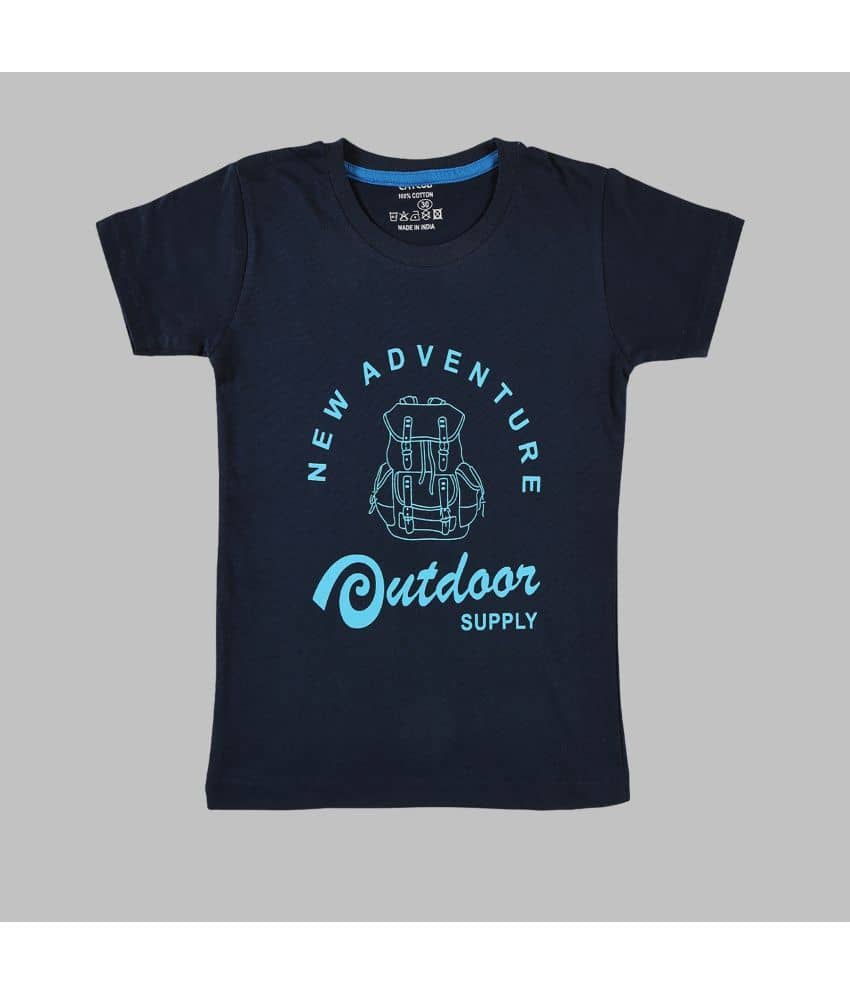 CATCUB Pack of 1 Boys Cotton Blend T-Shirt ( Cream )