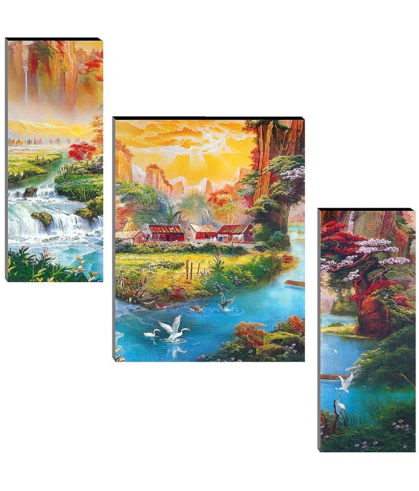 Indianara - Landscape Painting Without Frame Indianara - Landscape Painting Without Frame