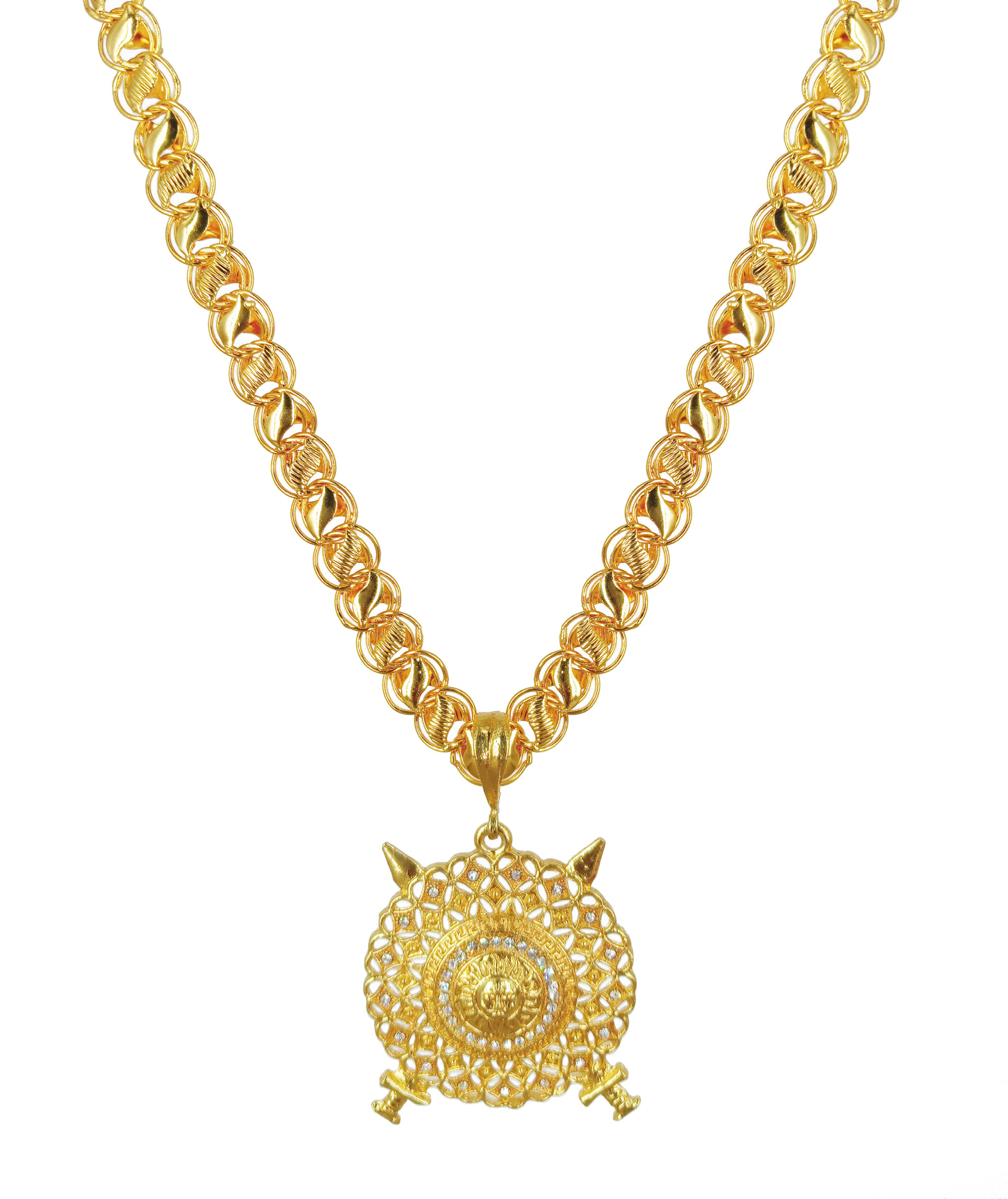 JIPPA - Gold Pendant set ( Pack of 1 )