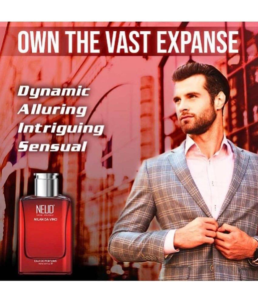NEUD Milan Da Vinci Luxury Perfume for Cosmopolitan Men Long Lasting EDP, 100ml