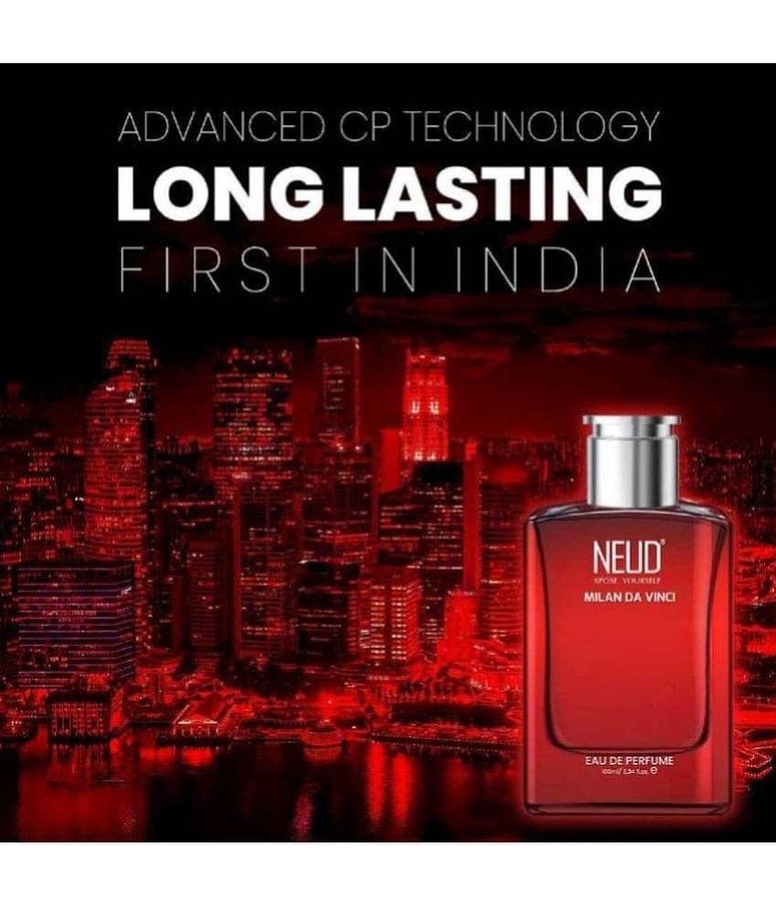 NEUD Milan Da Vinci Luxury Perfume for Cosmopolitan Men Long Lasting EDP, 100 ml Each (Pack of 2)