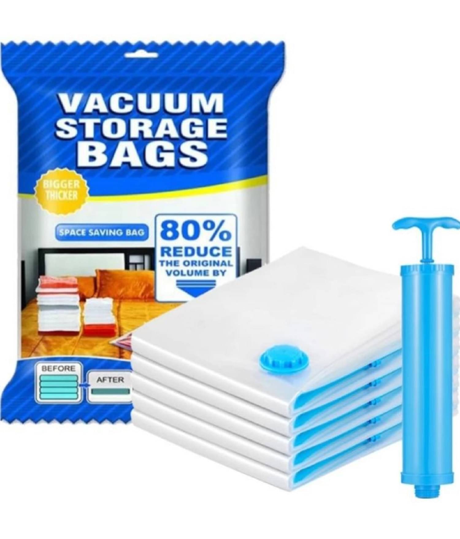 RAMDEV ENTERPRISE - Space Saving Bags ( Pack of 5 ) RAMDEV ENTERPRISE - Space Saving Bags ( Pack of 5 )
