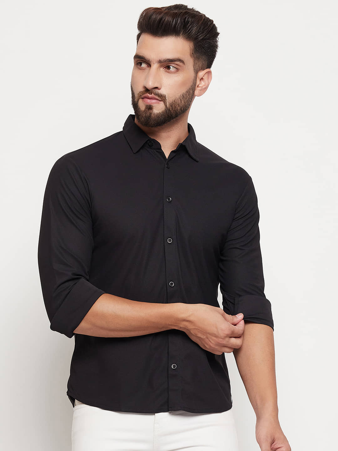 renuovo - Rose Gold Cotton Blend Regular Fit Men's Casual Shirt ( Pack of 1 )