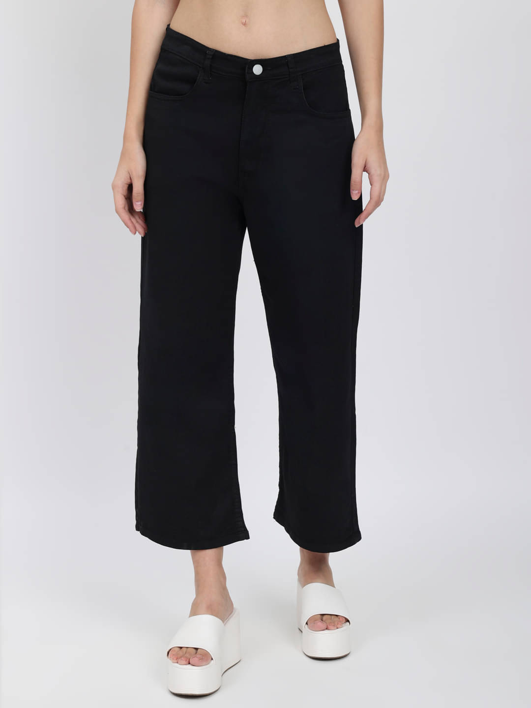     			AngelFab - Black Denim Flared Women's Jeans ( Pack of 1 )