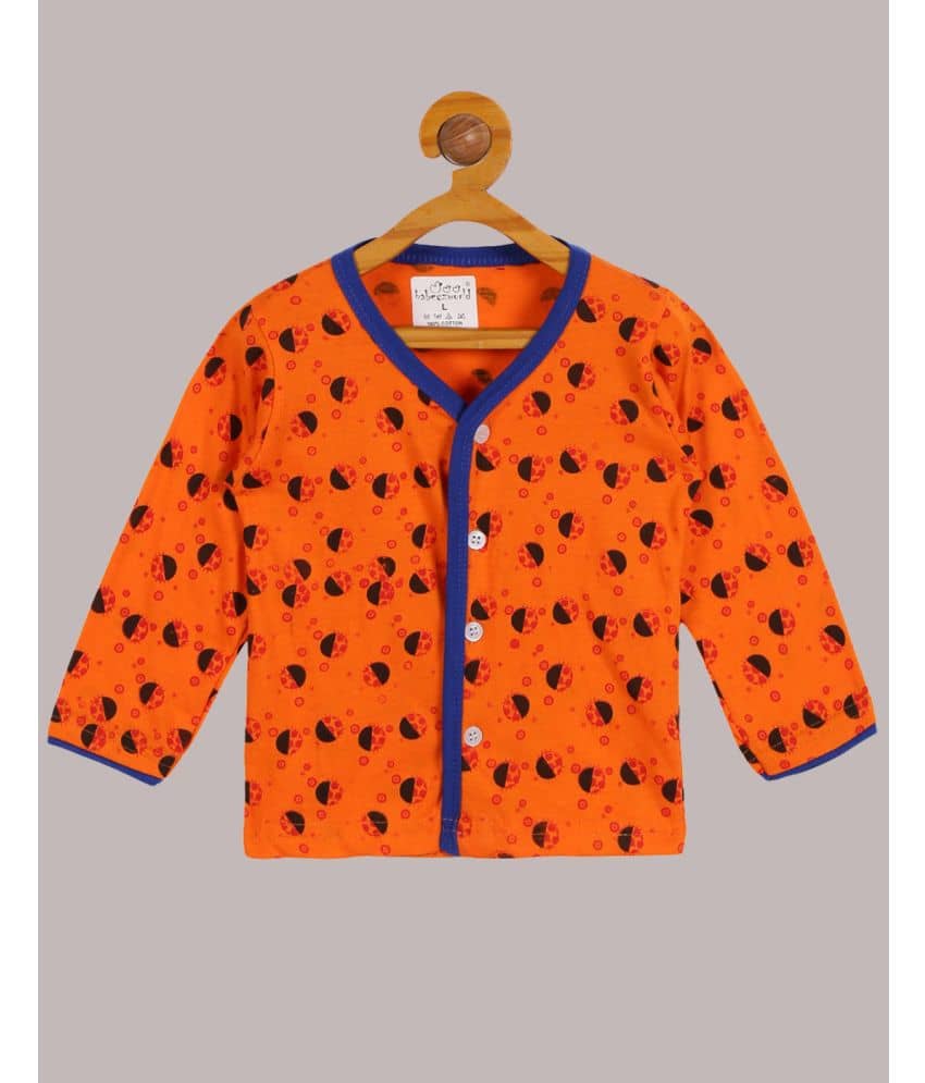 Babeezworld Pack of 1 Baby Boys Cotton T-Shirt ( Orange )