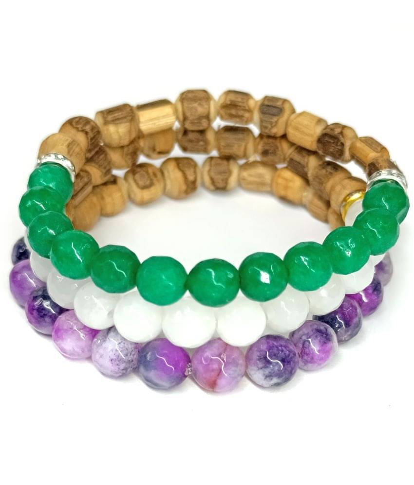 DAIVYA WELLNESS - Multicolor Bracelet ( Pack of 3 )     			DAIVYA WELLNESS - Multicolor Bracelet ( Pack of 3 )