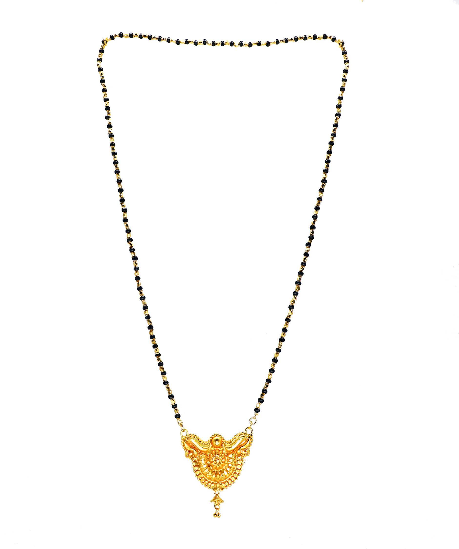 JIPPA - Golden Mangalsutra ( Pack of 1 )