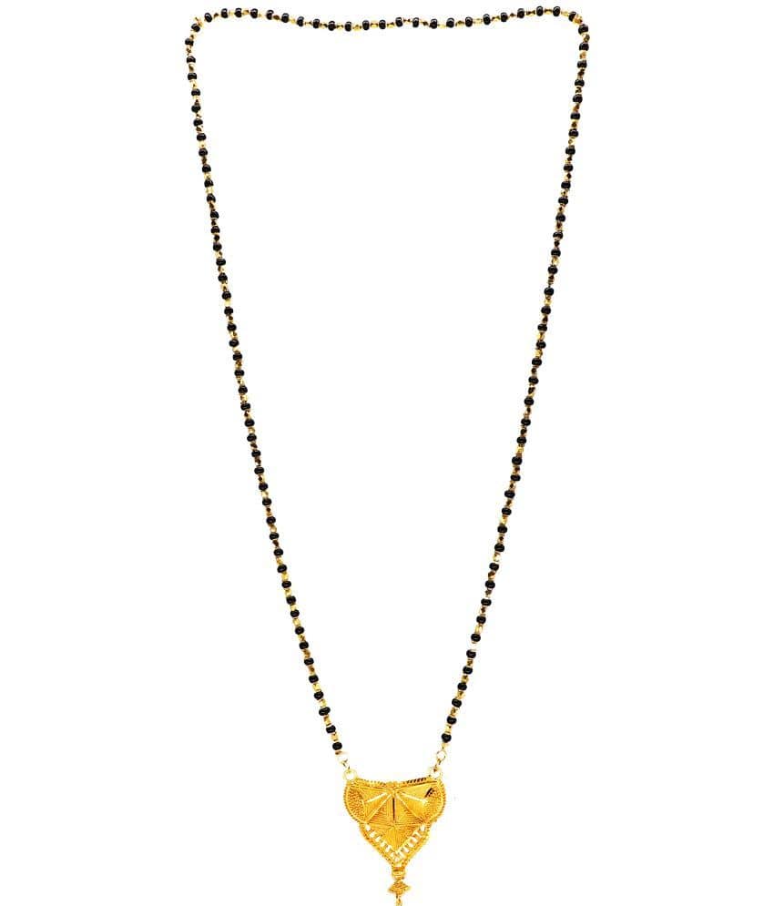 JIPPA - Golden Mangalsutra ( Pack of 1 )