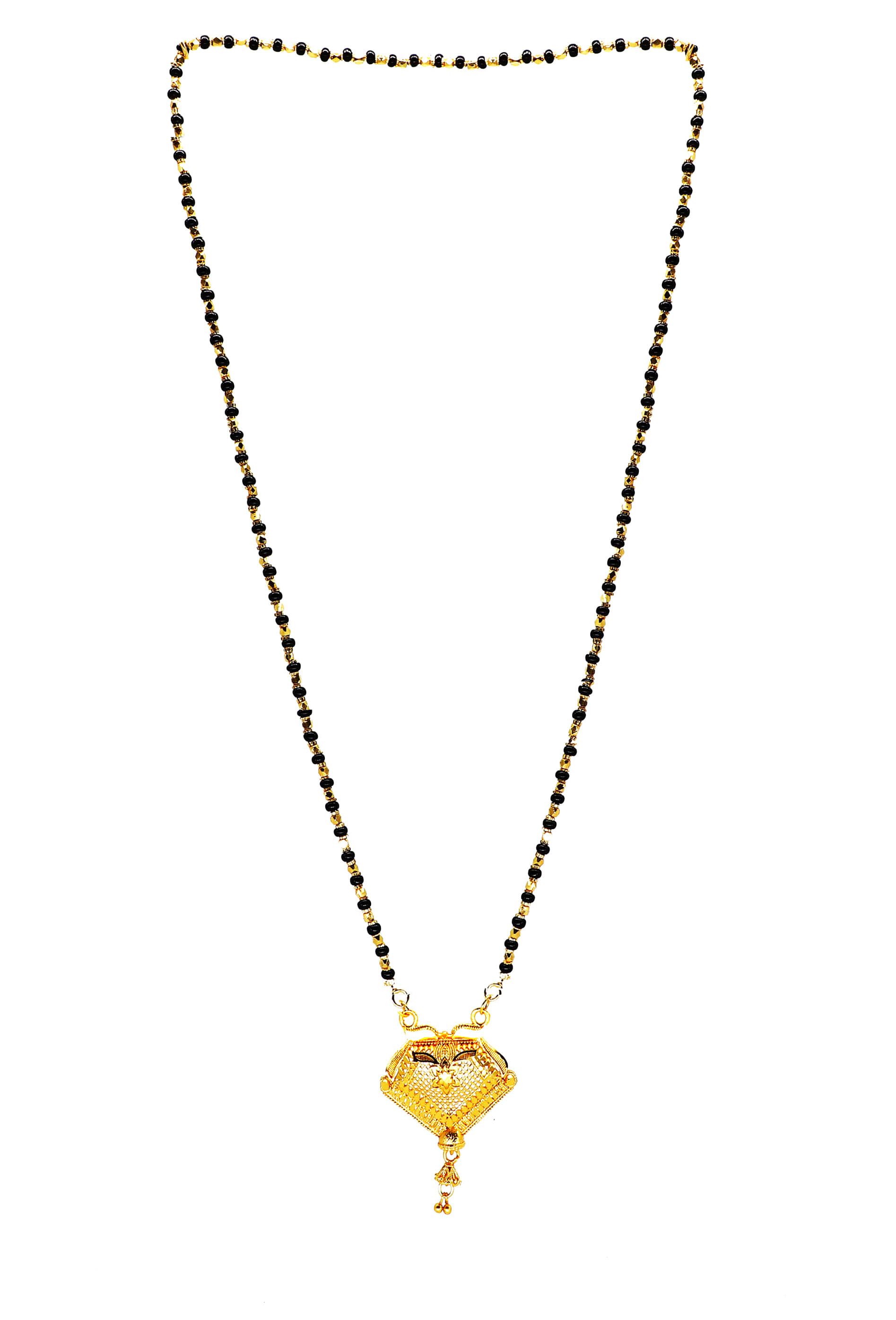 JIPPA - Golden Mangalsutra ( Pack of 1 )