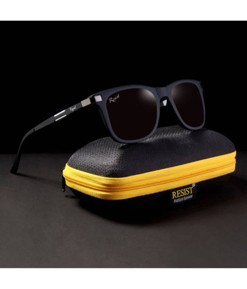 RESIST EYEWEAR Black Rectangular Sunglasses ( Pack of 1 ) - Sunglasses | Buy online on ZillyBuy