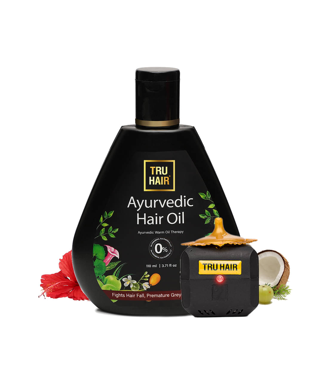     			TRU HAIR & SKIN Ayurvedic Hair Oil with Free Heater| Promotes Hair Growth,Reduces Hair Fall-110 ml