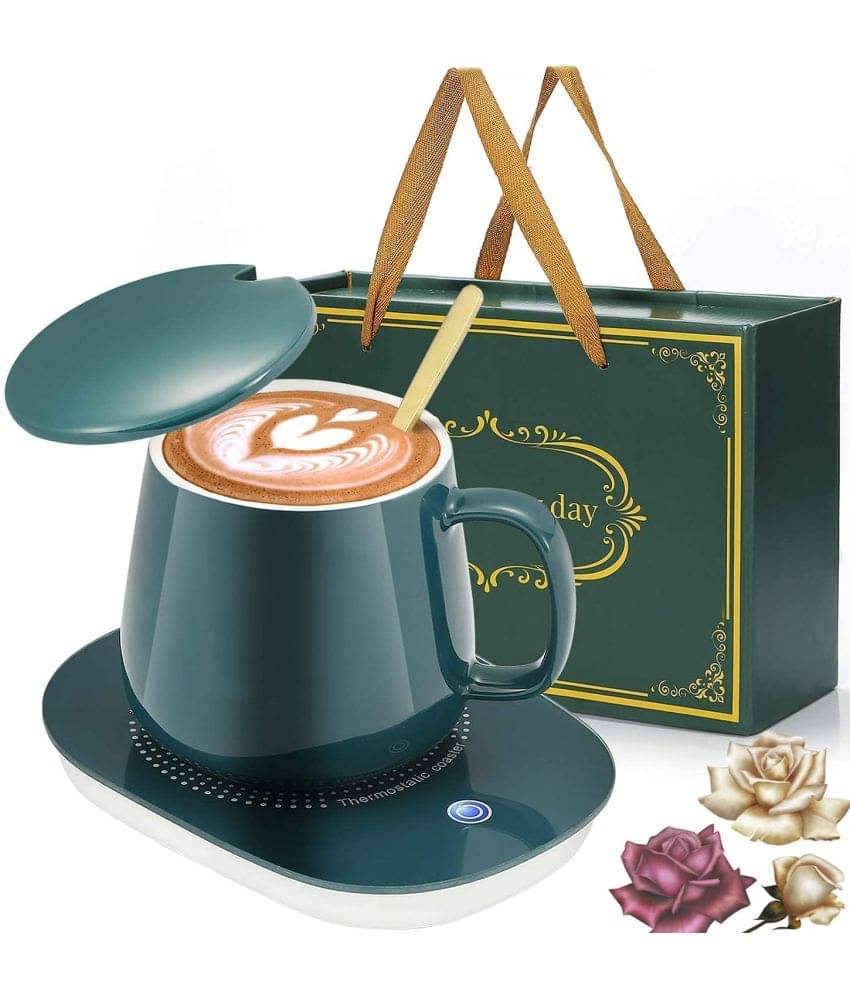     			VVORAA - Porcelain Self Stirring Coffee Set 200 ml ( Pack of 1 )