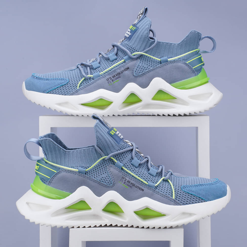     			ATOM Blue Men's Sneakers