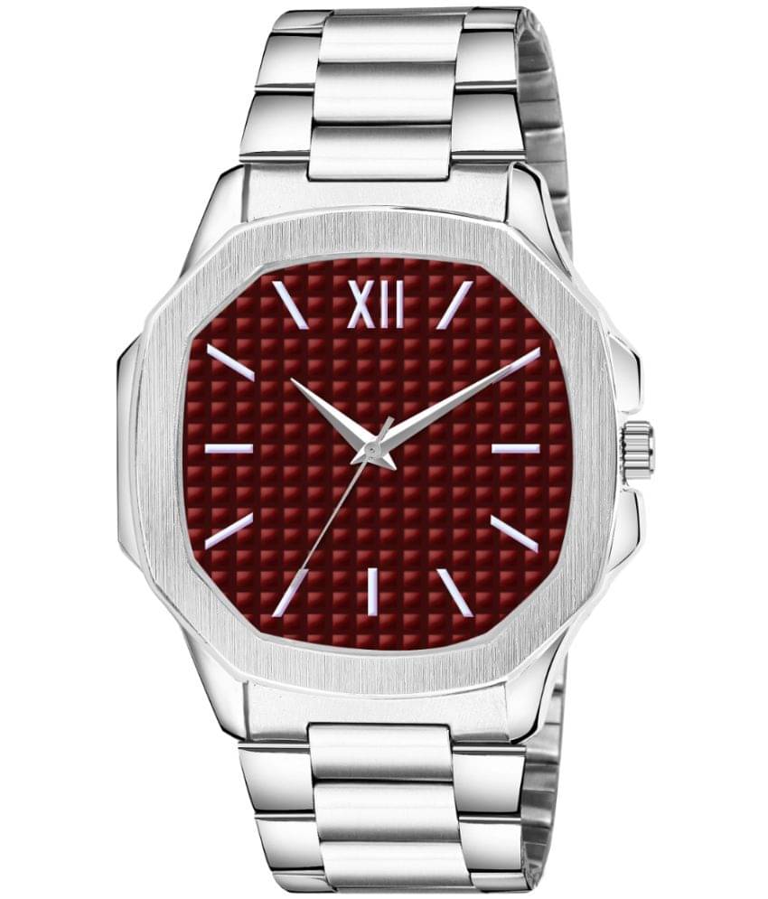     			twixy - Silver Stainless Steel Analog Men's Watch