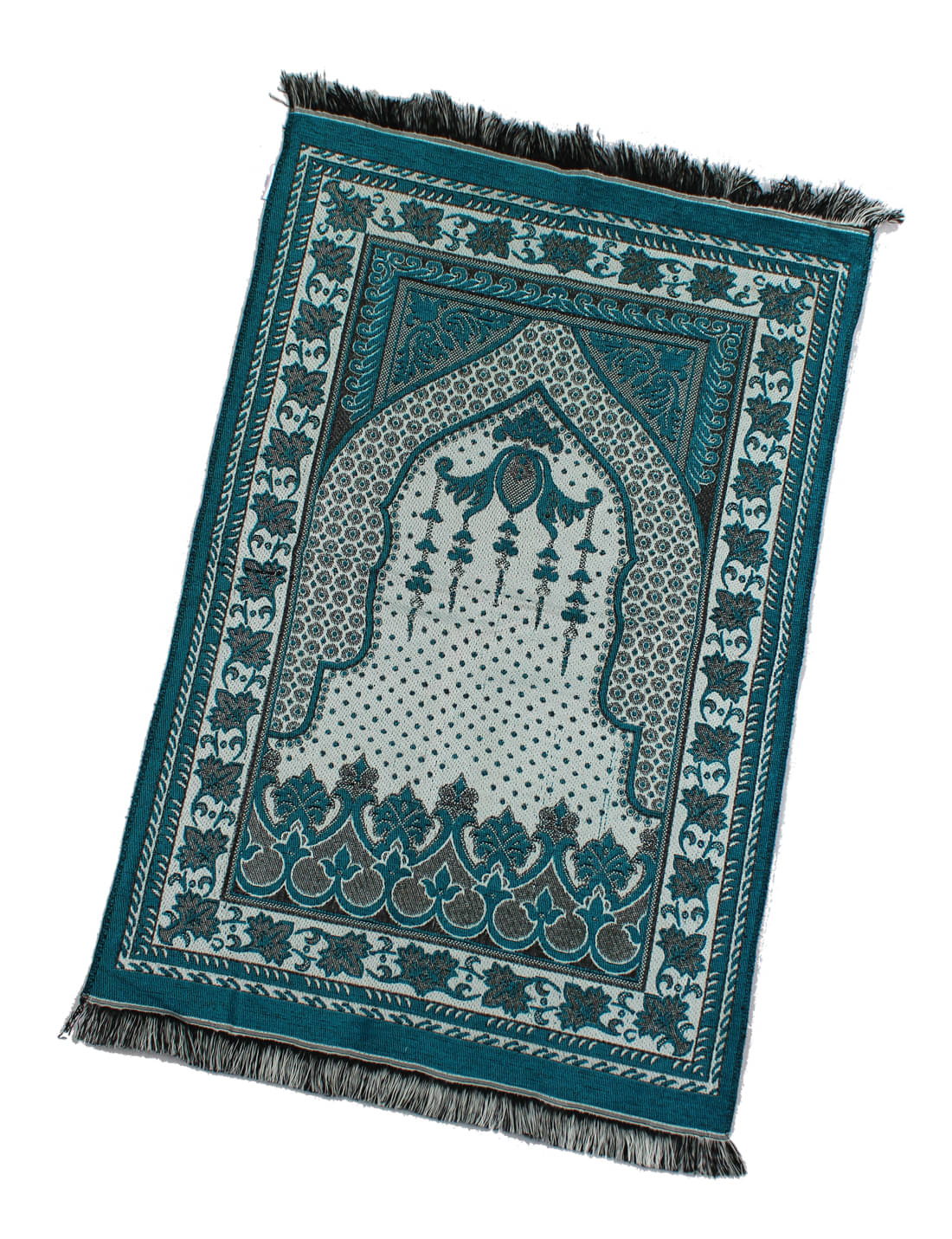     			ADIRNY Blue Single Cotton Prayer Mat ( 110 X 70 cm )