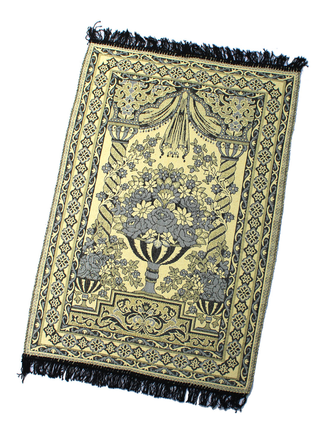     			ADIRNY Yellow Single Cotton Prayer Mat ( 110 X 70 cm )