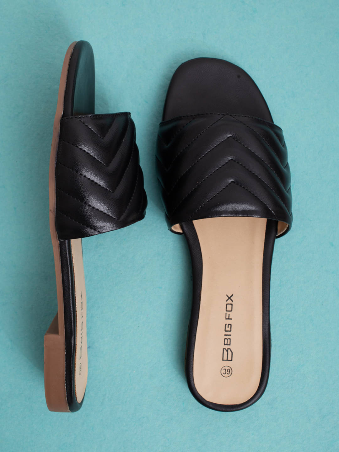     			Big Fox - Black Women's Flats