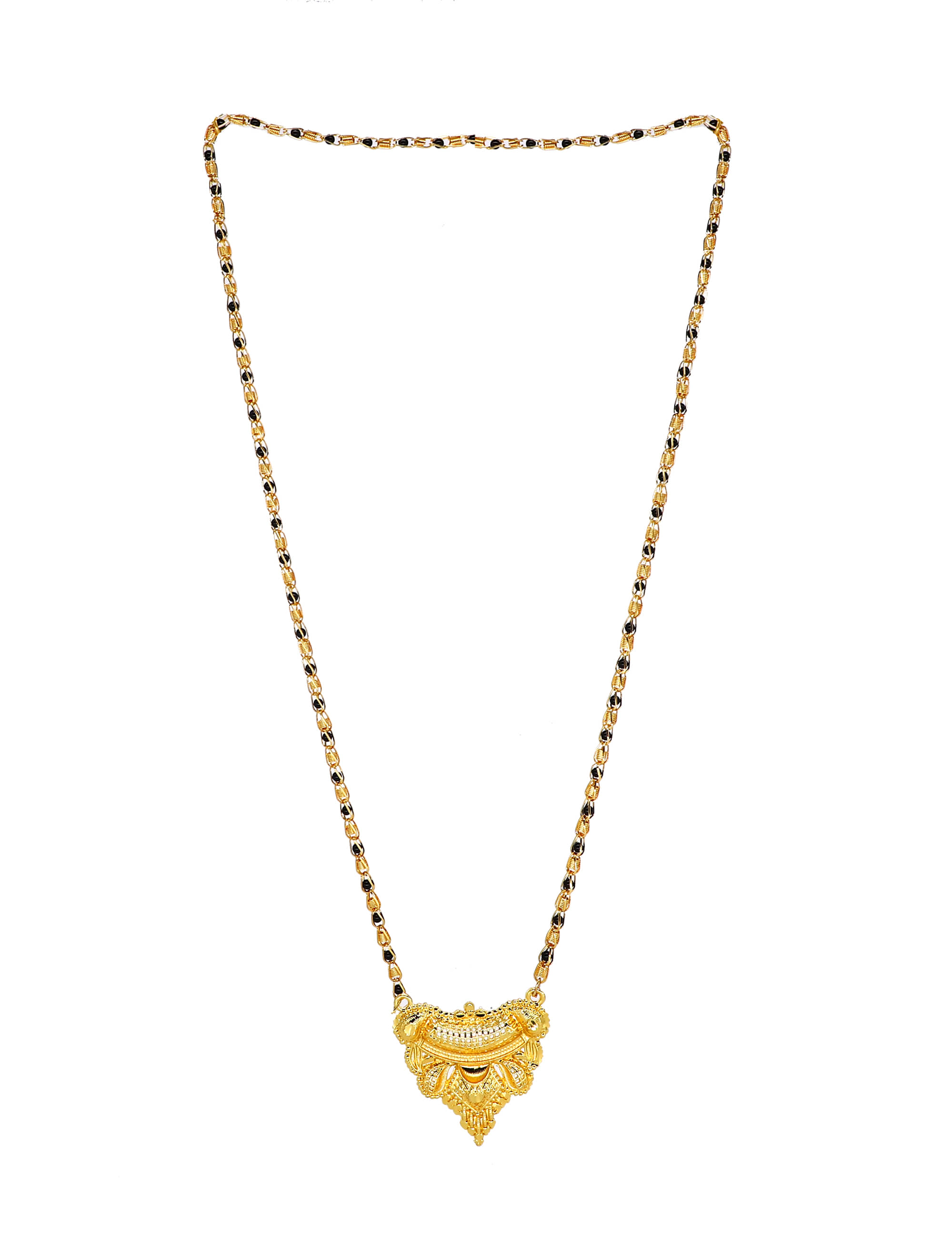 JIPPA - Golden Mangalsutra ( Pack of 1 )