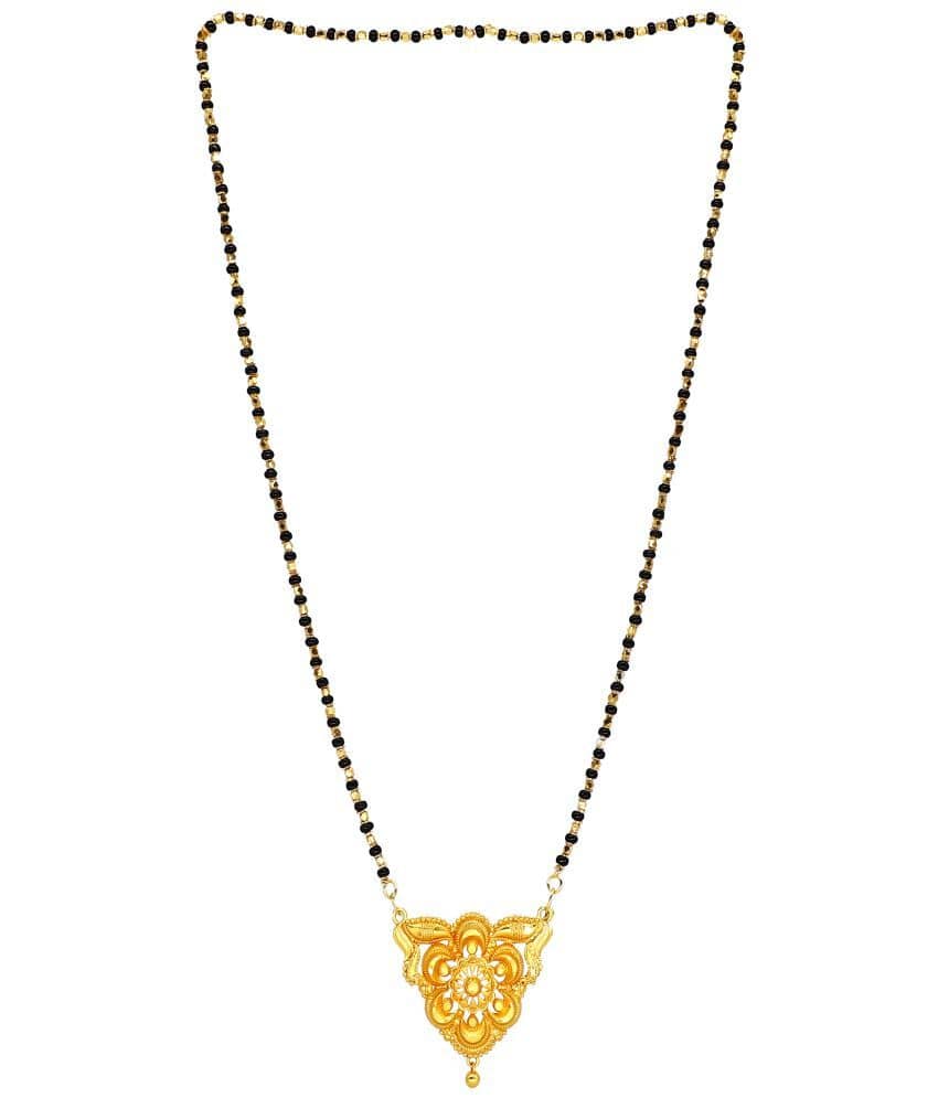 JIPPA - Golden Mangalsutra ( Pack of 1 )