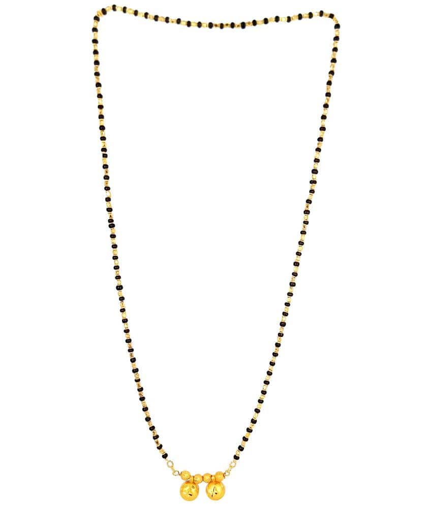 JIPPA - Golden Mangalsutra ( Pack of 1 )