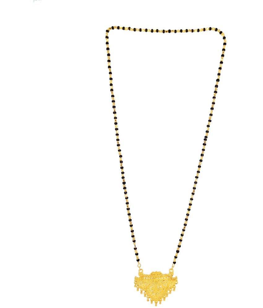 JIPPA - Golden Mangalsutra ( Pack of 1 )