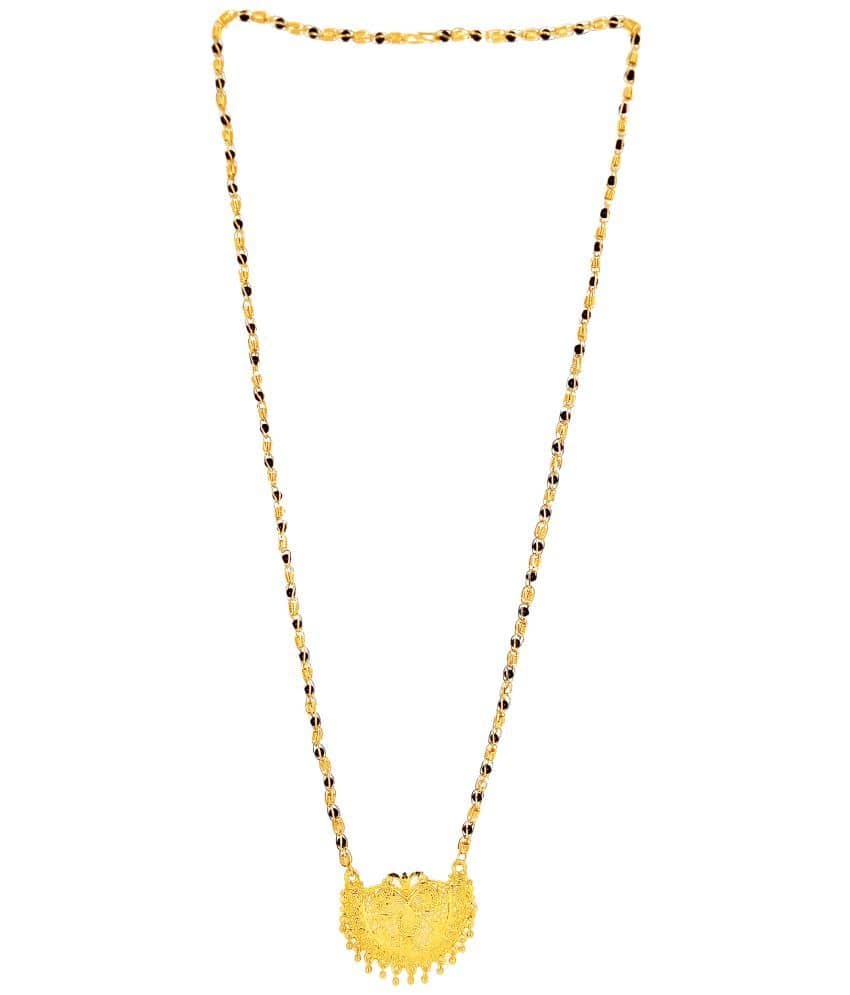 JIPPA - Golden Mangalsutra ( Pack of 1 )