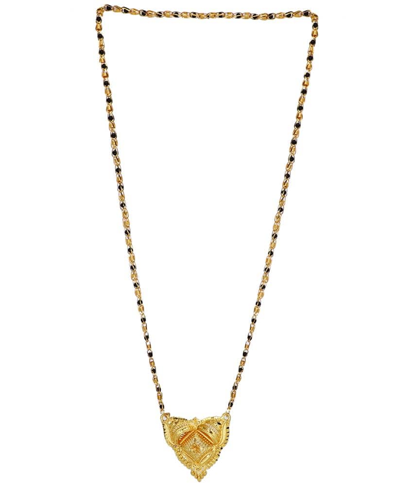 JIPPA - Golden Mangalsutra ( Pack of 1 )