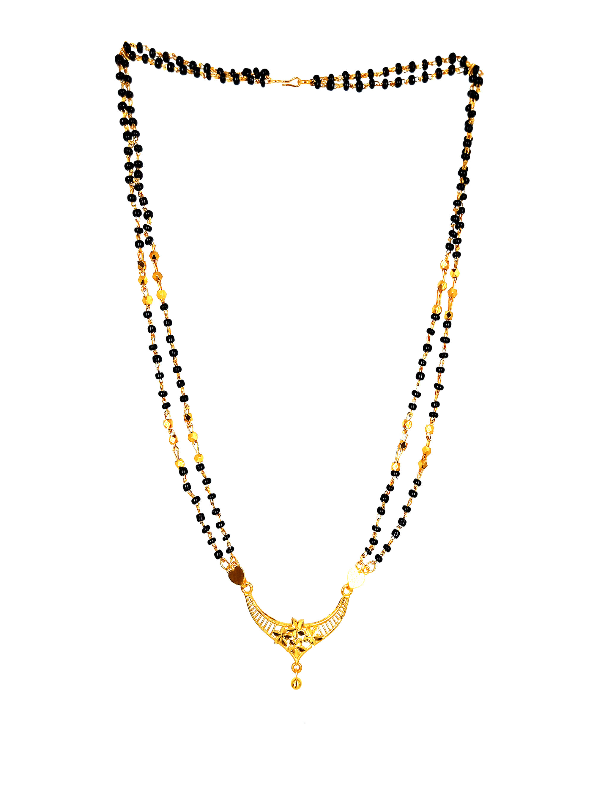 JIPPA - Golden Mangalsutra ( Pack of 1 )