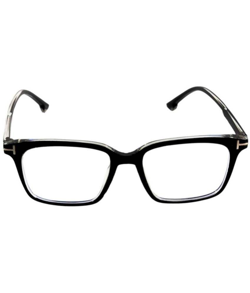     			SANEYEWEAR - Black Full Rim Rectangular Computer Glasses ( Pack of 1 )