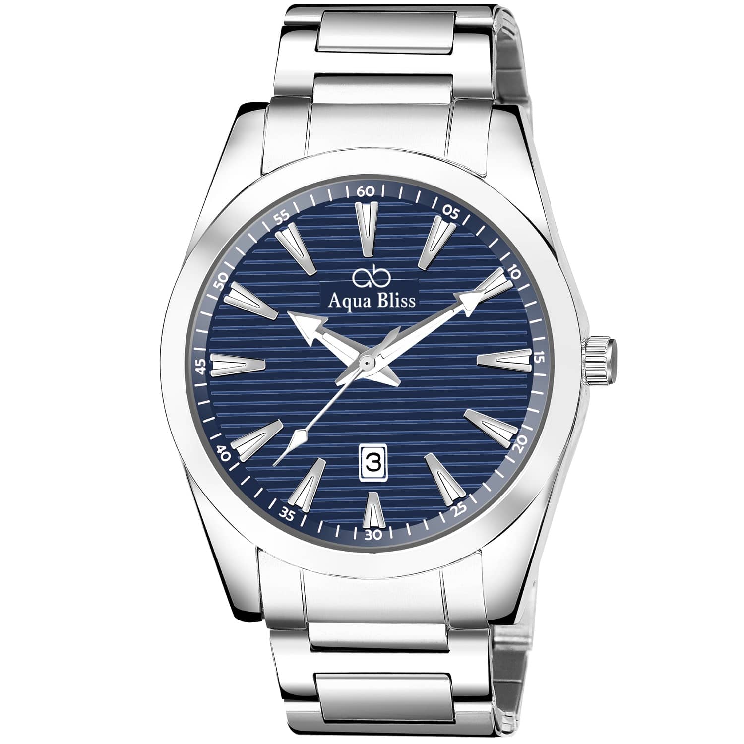 AQUA BLISS - Silver Stainless Steel Analog Men's Watch