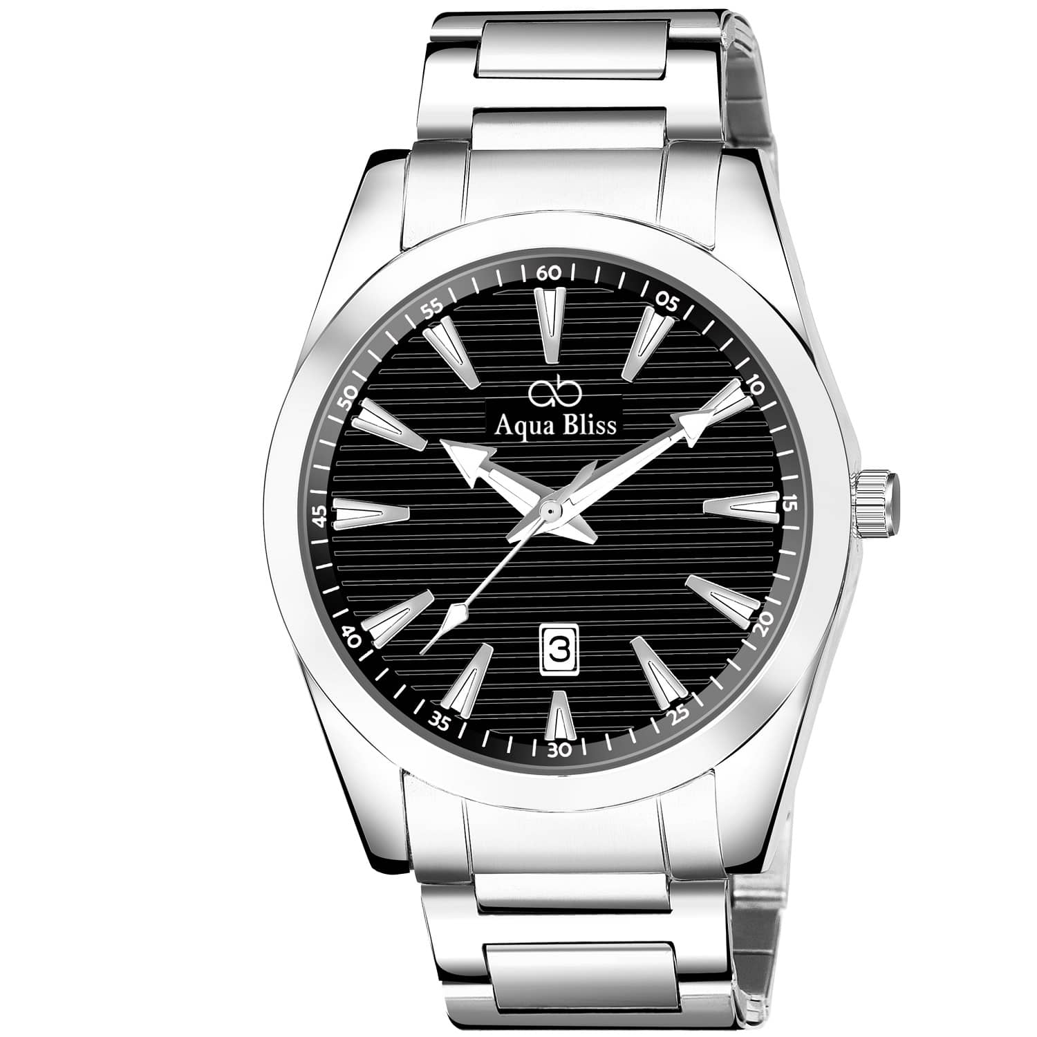 AQUA BLISS - Silver Stainless Steel Analog Men's Watch