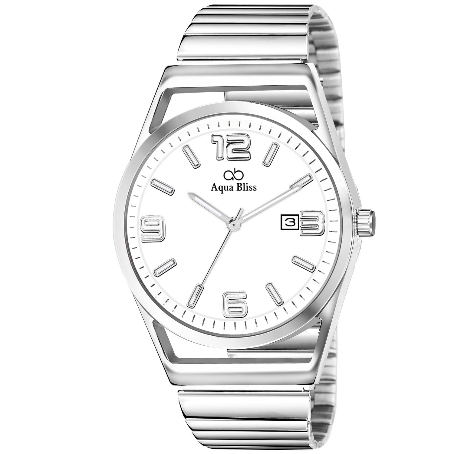     			AQUA BLISS - Silver Stainless Steel Analog Men's Watch
