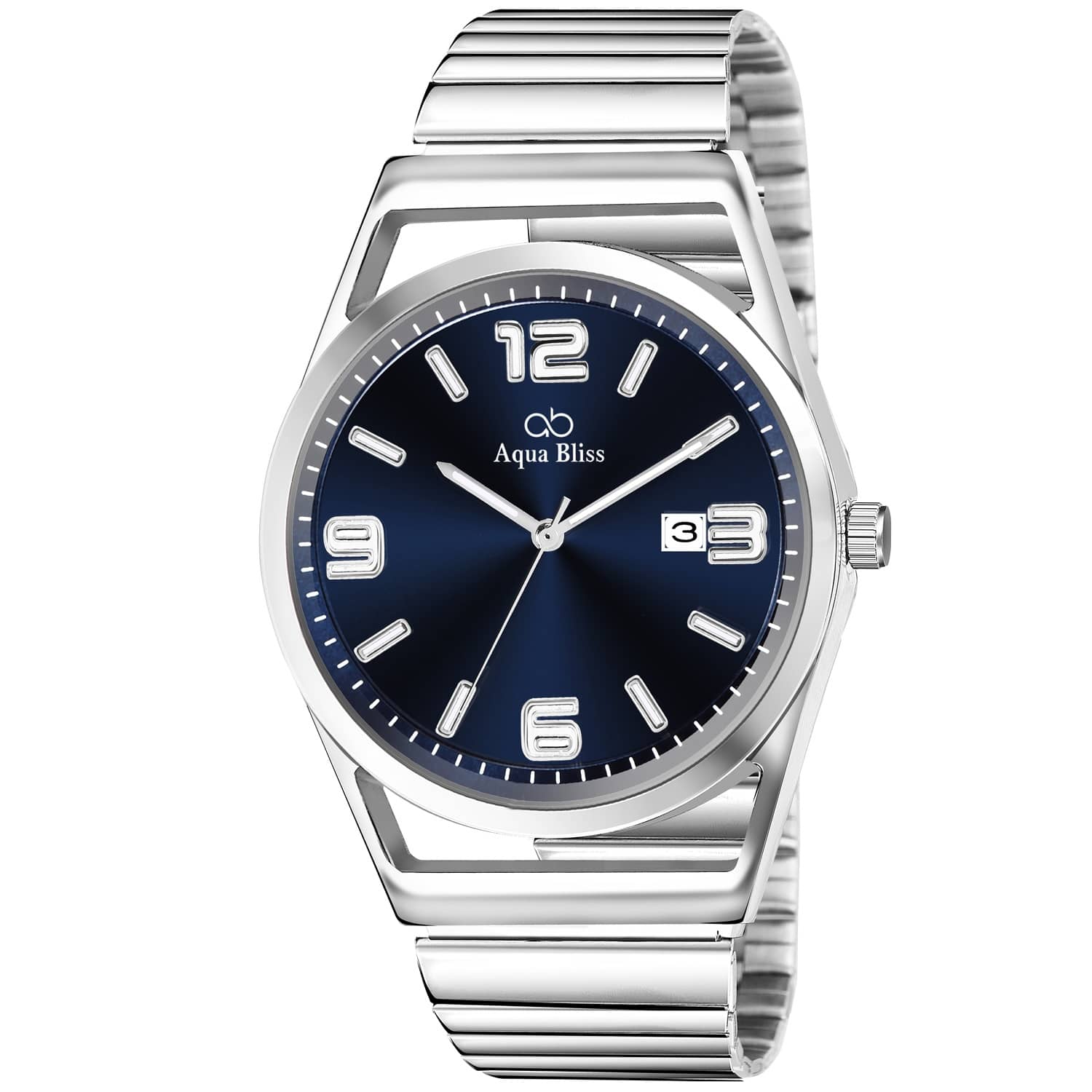 AQUA BLISS - Silver Stainless Steel Analog Men's Watch