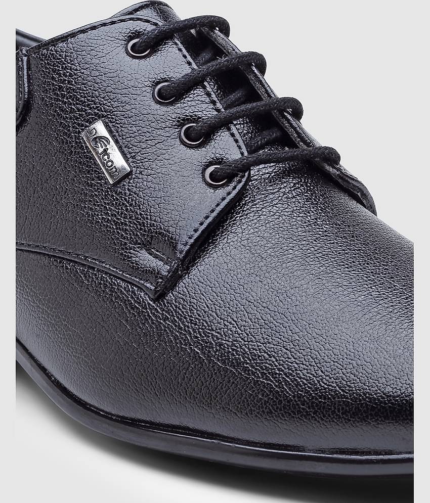 Action - Black Men's Derby Formal Shoes