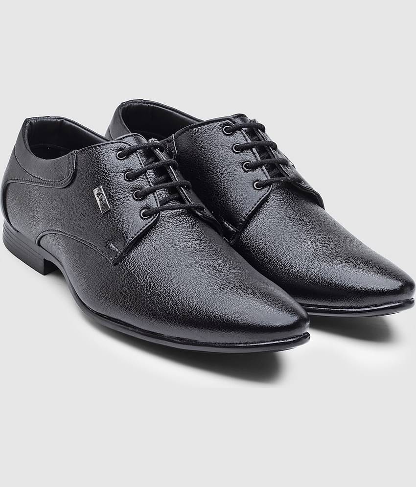 Action - Black Men's Derby Formal Shoes