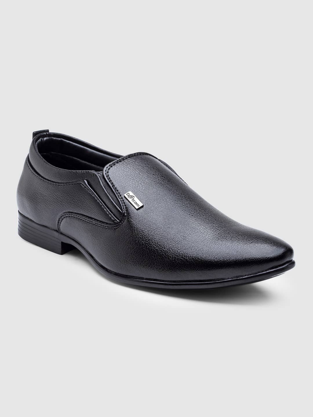 Action - Black Men's Slip On Formal Shoes - Formal Shoes | Buy online on ZillyBuy