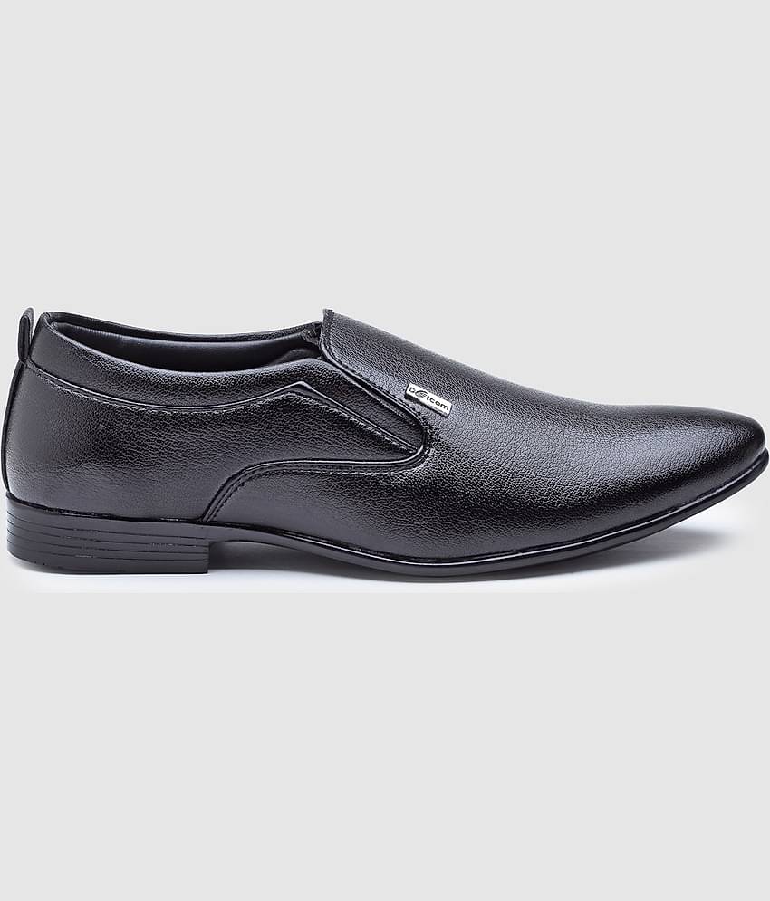 Action - Black Men's Slip On Formal Shoes