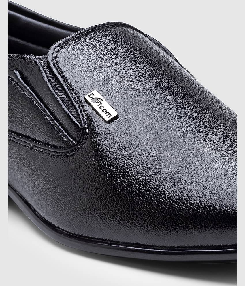 Action - Black Men's Slip On Formal Shoes