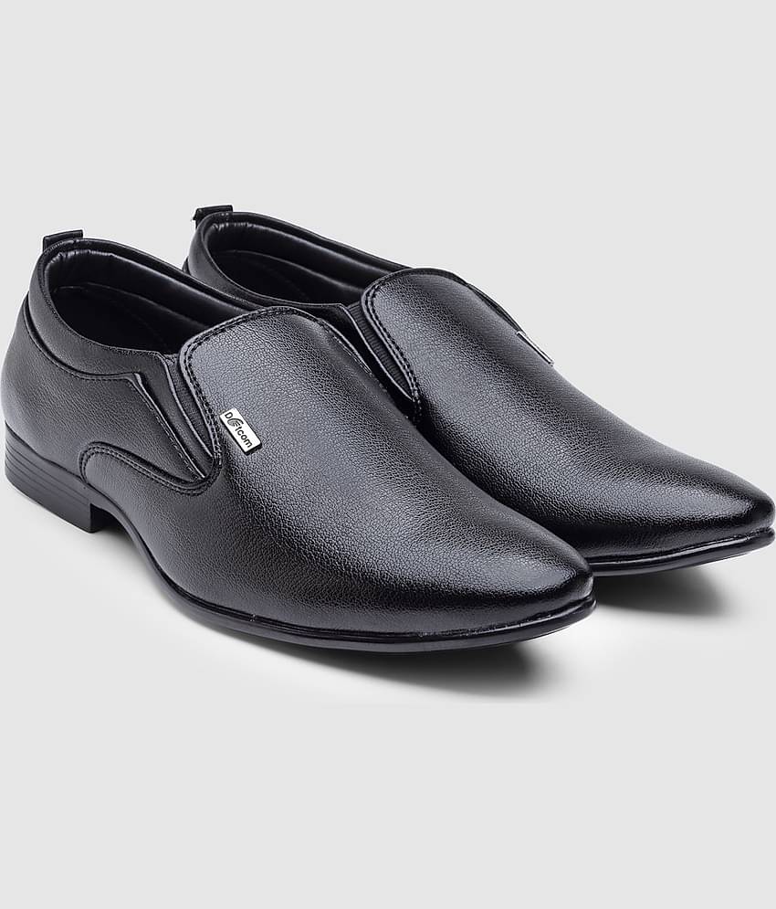 Action - Black Men's Slip On Formal Shoes