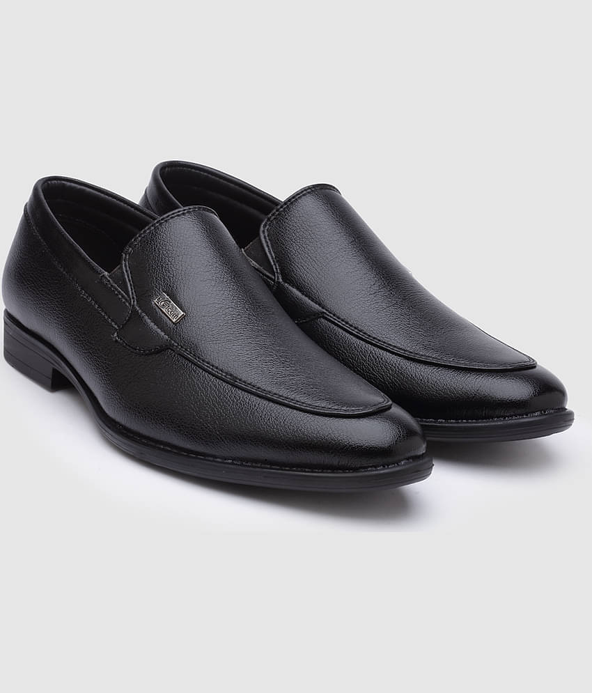 Action - Black Men's Slip On Formal Shoes