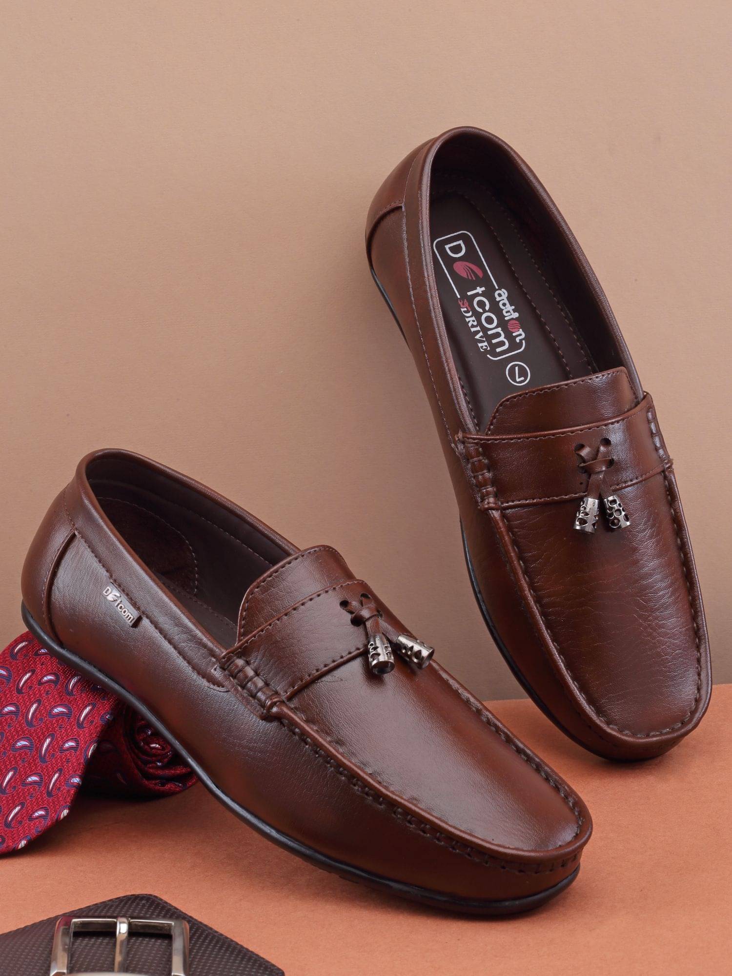     			Action - Brown Men's Slip on