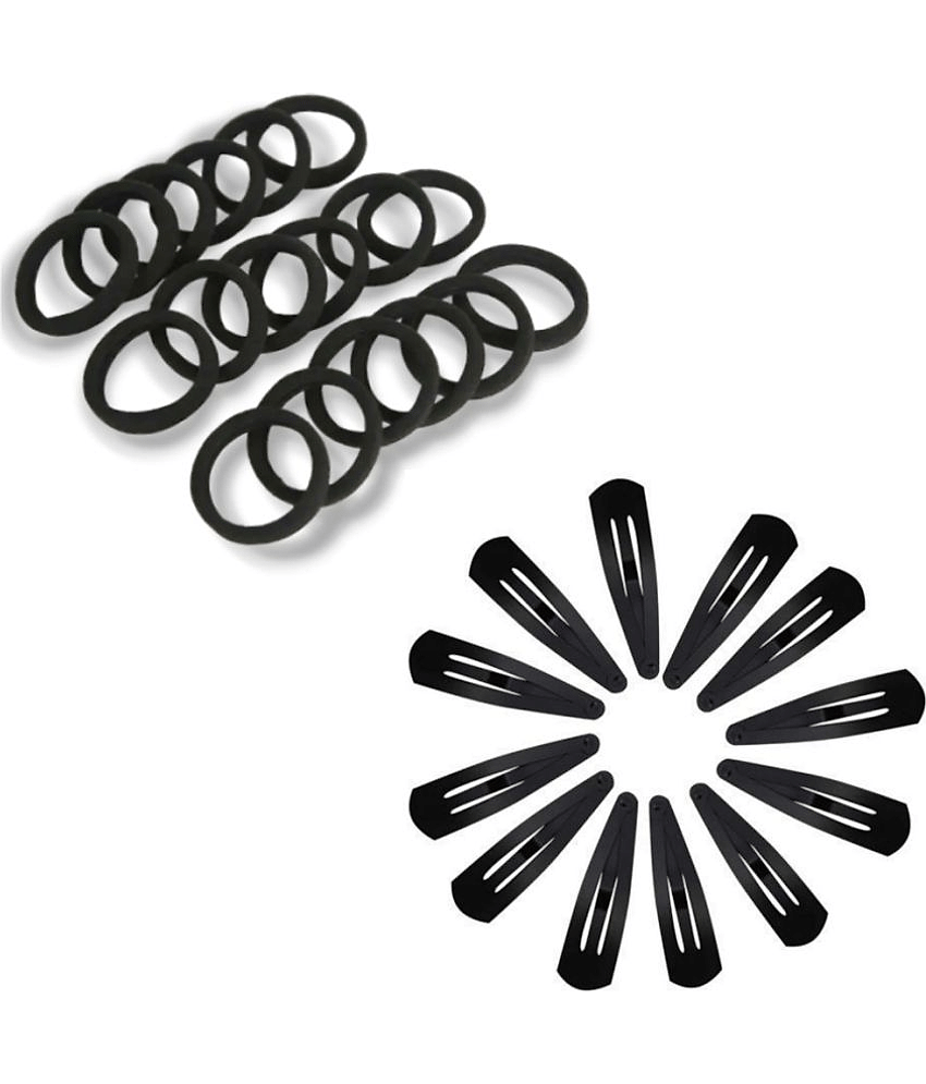 BELLO TOKO - Black Women's Hair Accessory Set ( Pack of 1 ) BELLO TOKO - Black Women's Hair Accessory Set ( Pack of 1 )