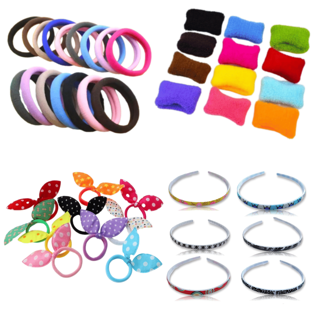 BELLO TOKO - Multi Girls Hair Accessory Set ( Pack of 1 ) - Jewellery Sets | Buy online on ZillyBuy